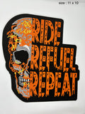 Skull Fuel Patch | 11 × 10 in